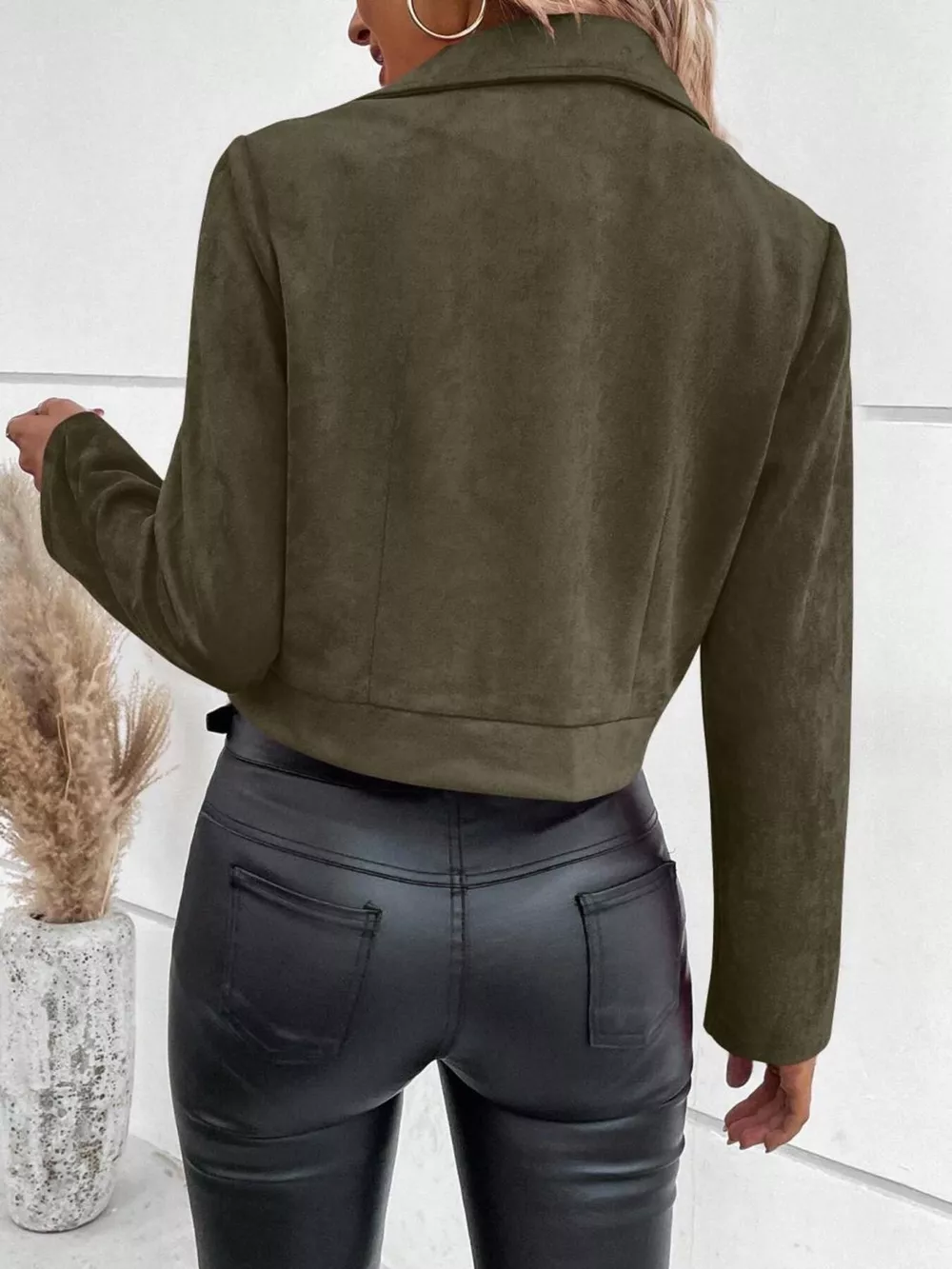 Zip Up Cropped Jacket, image 2