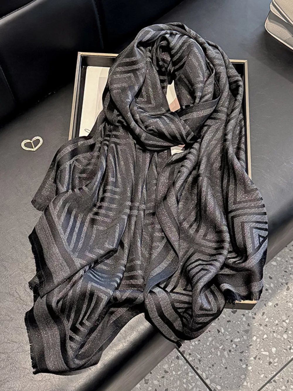 Raw Hem Lightweight Scarf, image 13