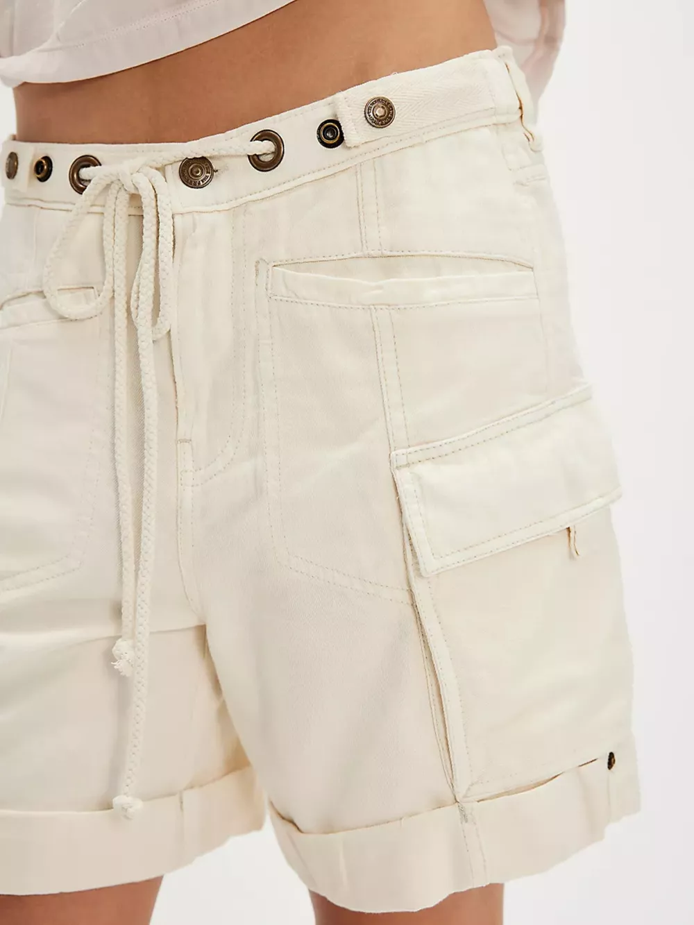 Drawstring Cargo Shorts, image 14