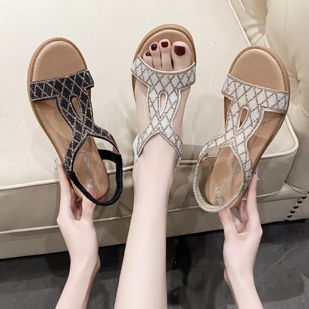Open Toe Wedge Sandals, image 2
