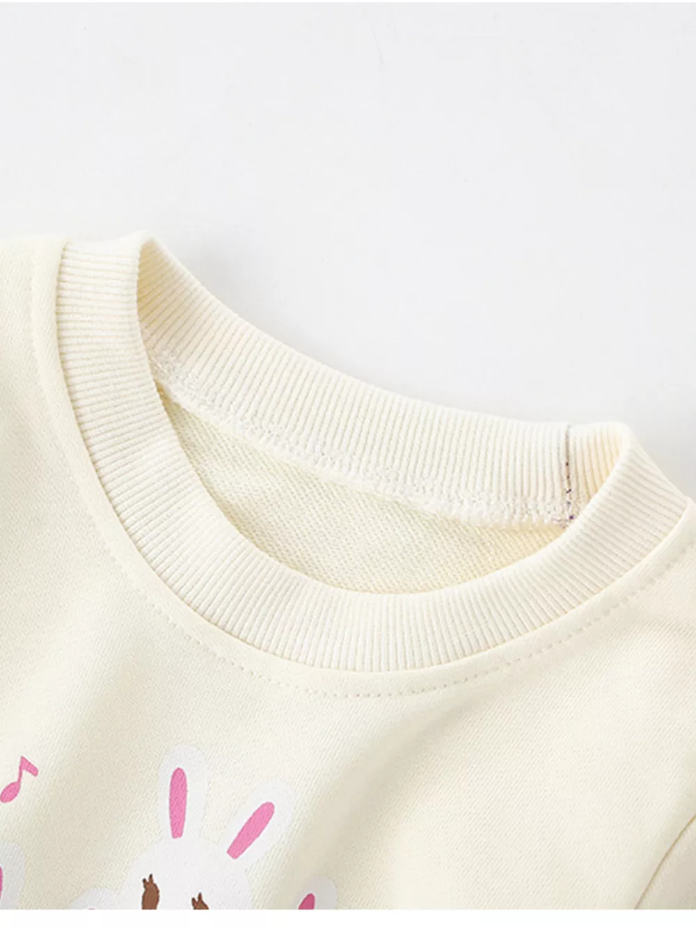 Children's Cute Rabbit Piano Crew Neck Sweatshirt, image 3