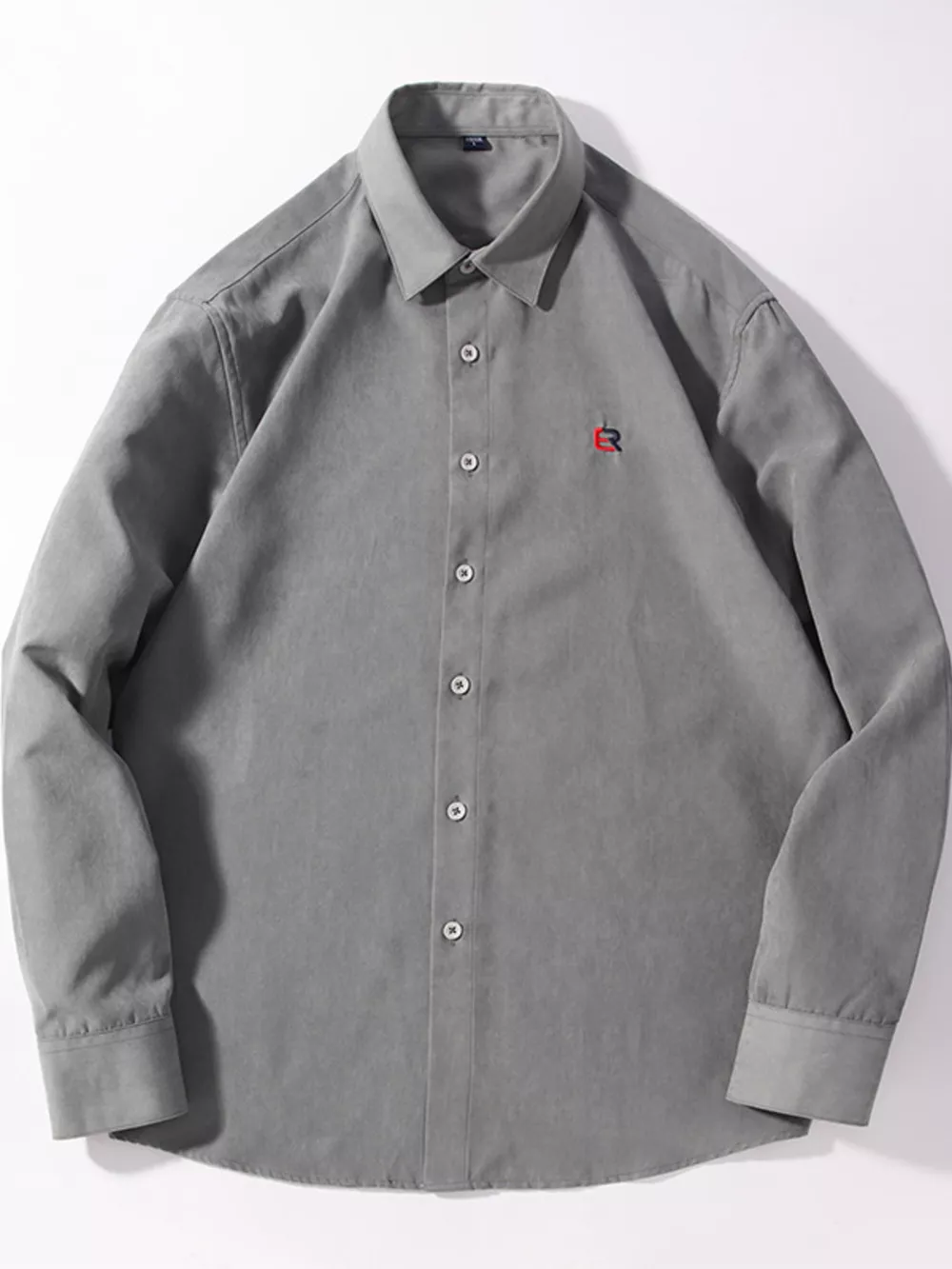 Men's Full Size Casual Button Up Long Sleeve Shirt Plus Size, image 5