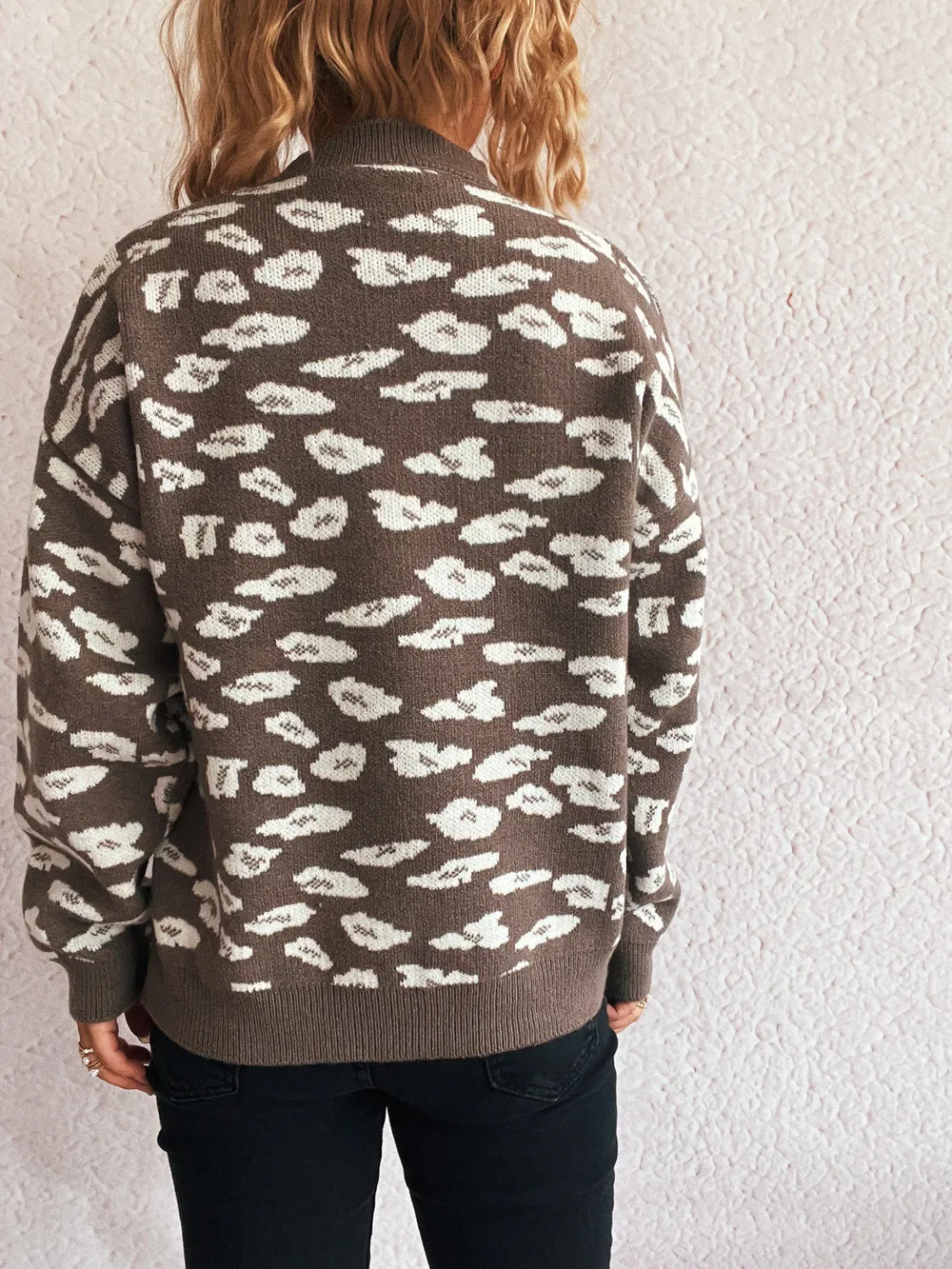Mock Neck Long Sleeve Sweater, image 10