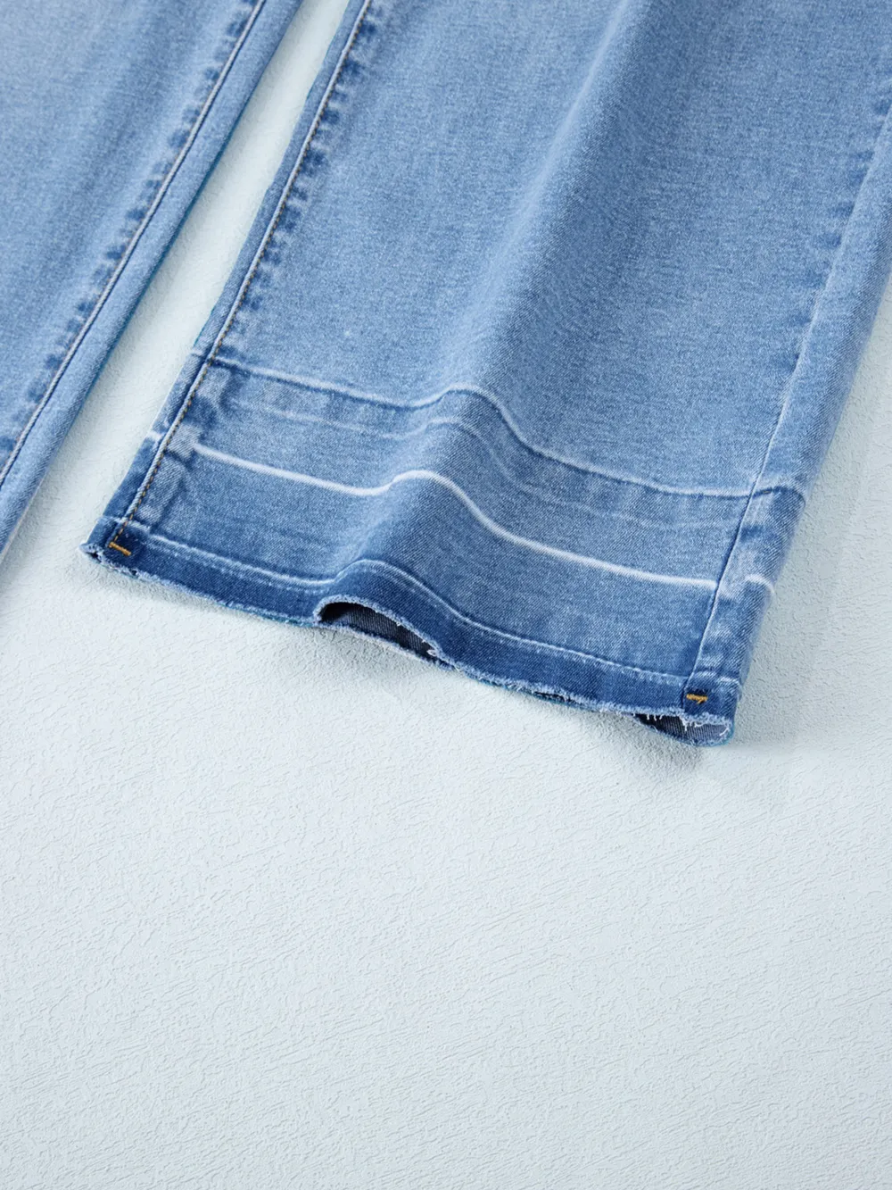 High Waist Wide Leg Washed Jeans, image 8