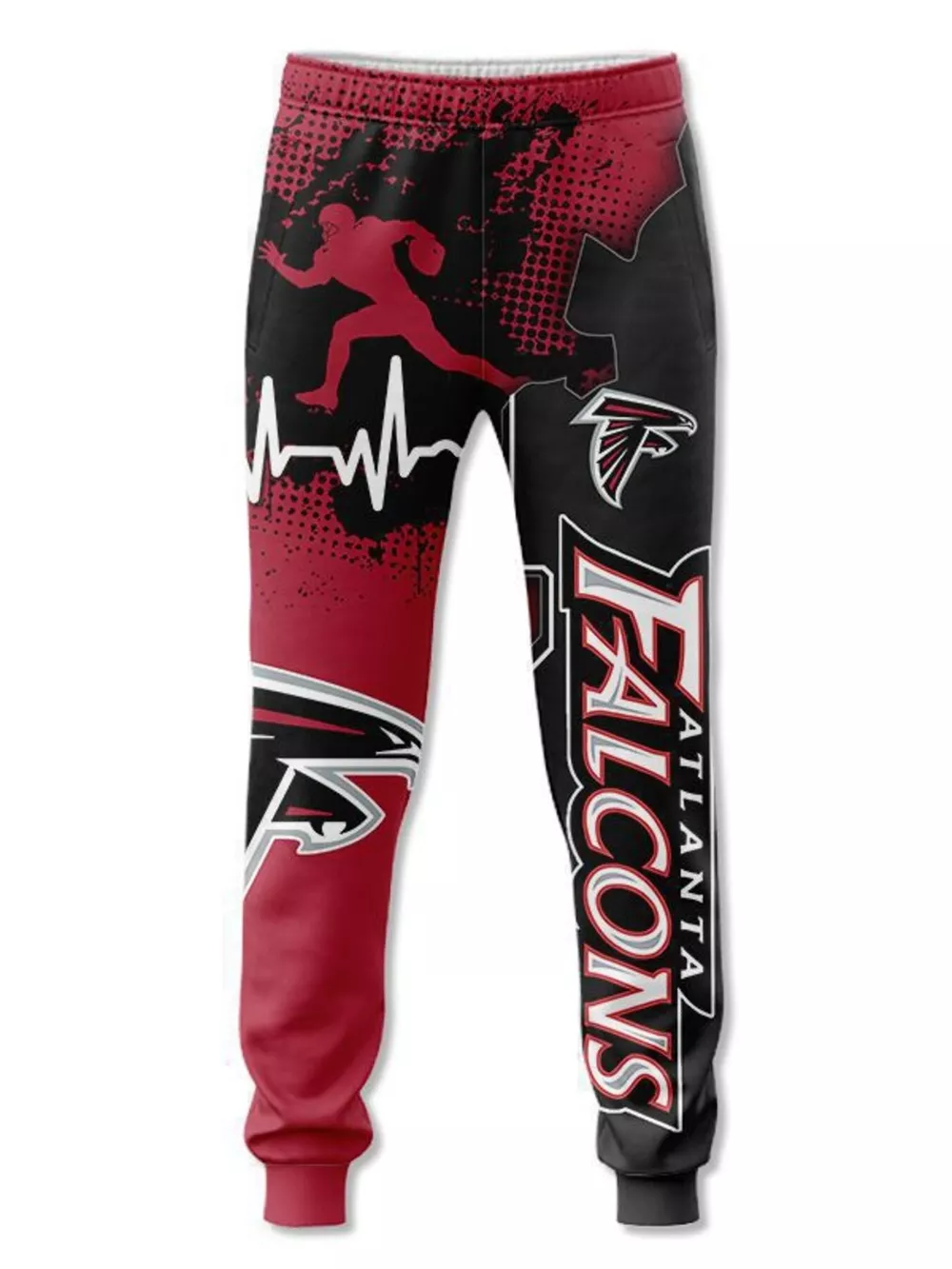 Men's Full Size Printed Loose Fit Joggers Plus Size, image 5