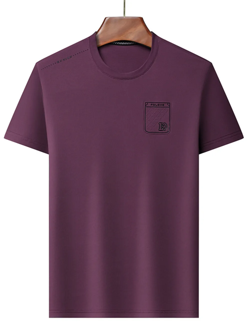 Men's Plus Size Round Neck Short Sleeve T-Shirt, image 6