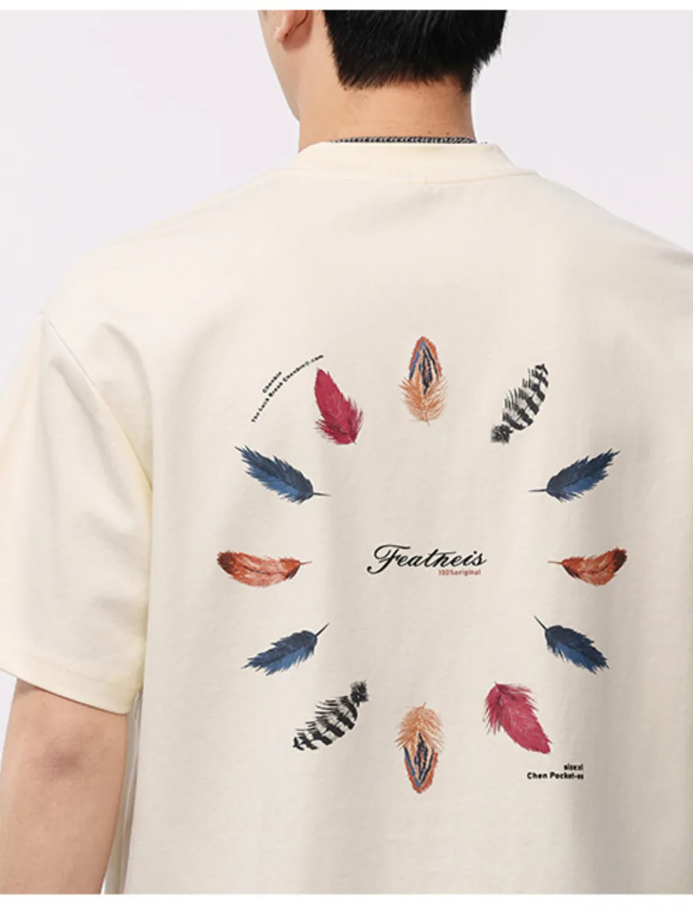 Men's Plus Size Round Neck Short Sleeve T-Shirt, image 6