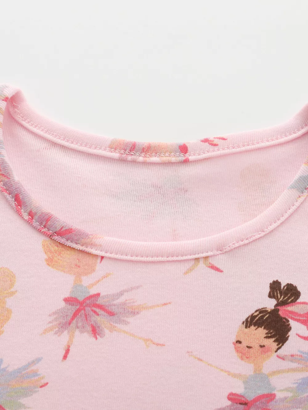 Children's Ballerina Print Short Sleeve Dress, image 3