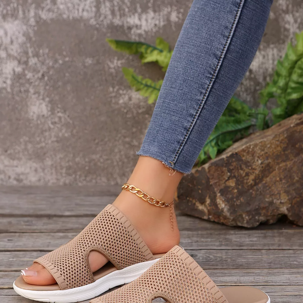 Breathable Mesh Open Toe Sandals, image 2