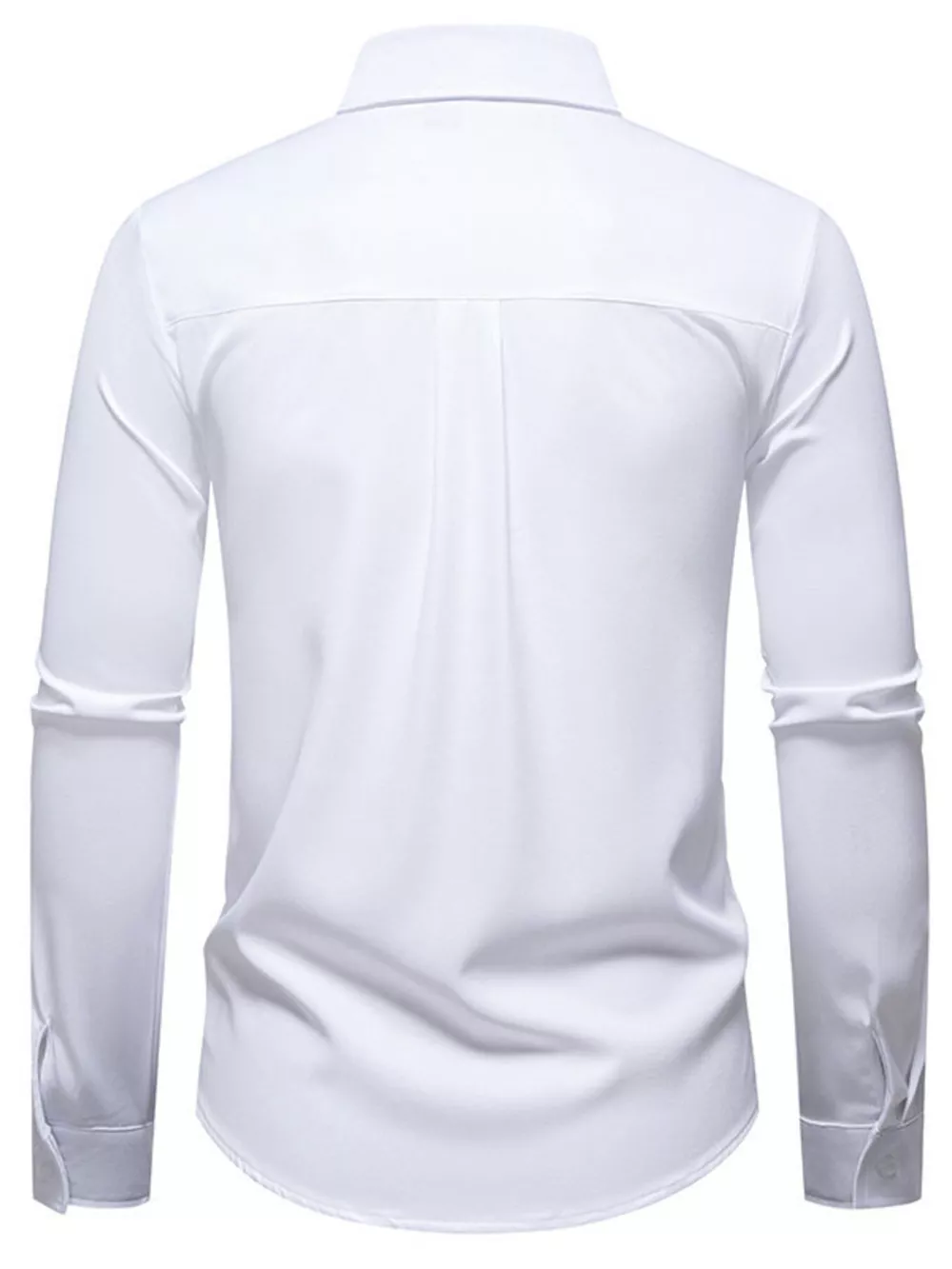Men's Button Up Long Sleeve Shirt, image 14