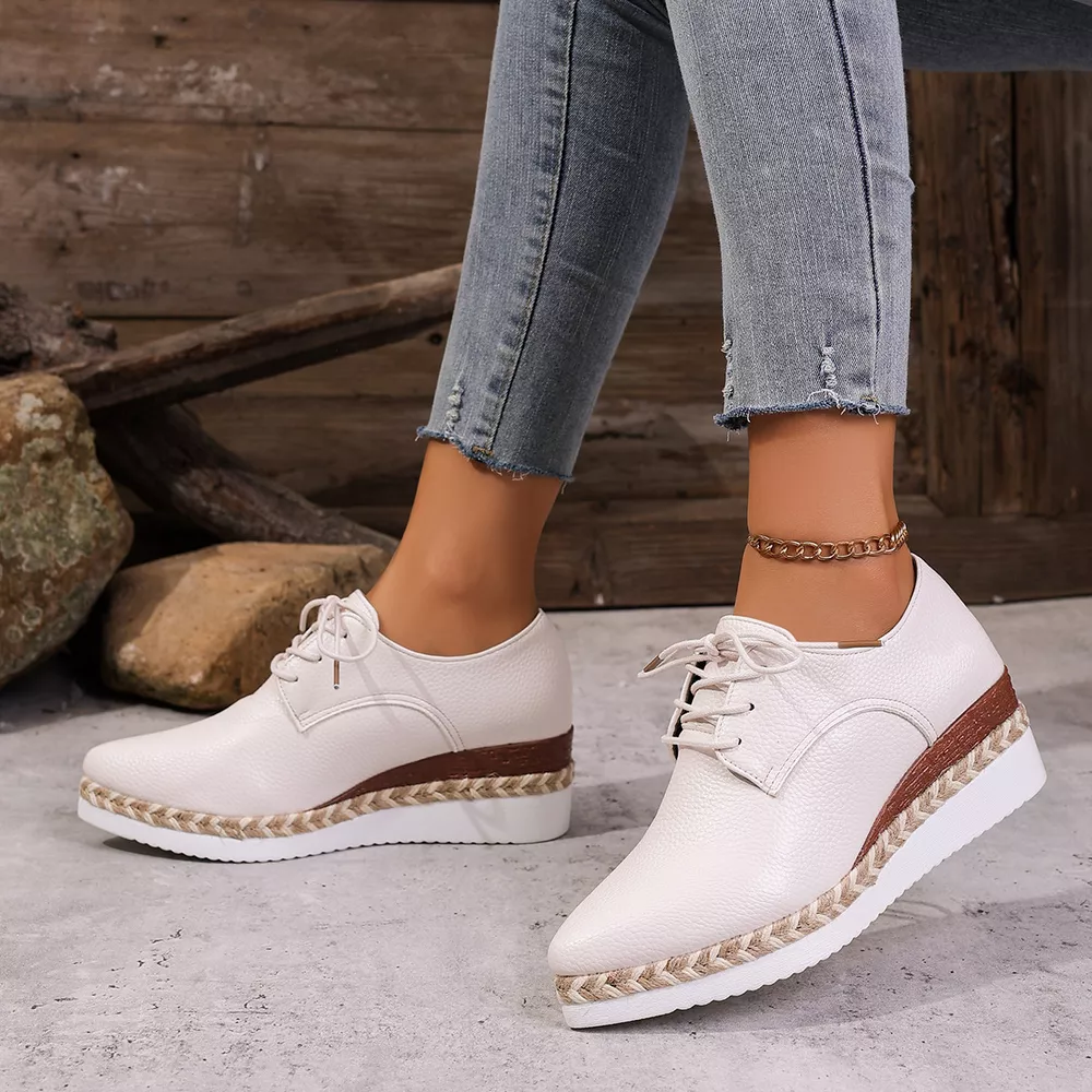 Point Toe Lace Up Sneakers, image 12