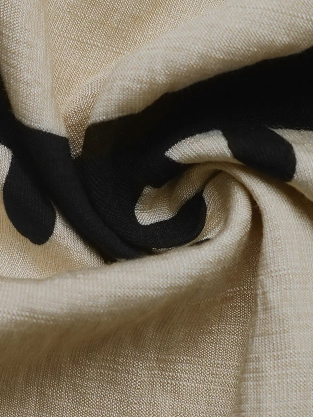 Printed Notched Lantern Sleeve Blouse, image 3