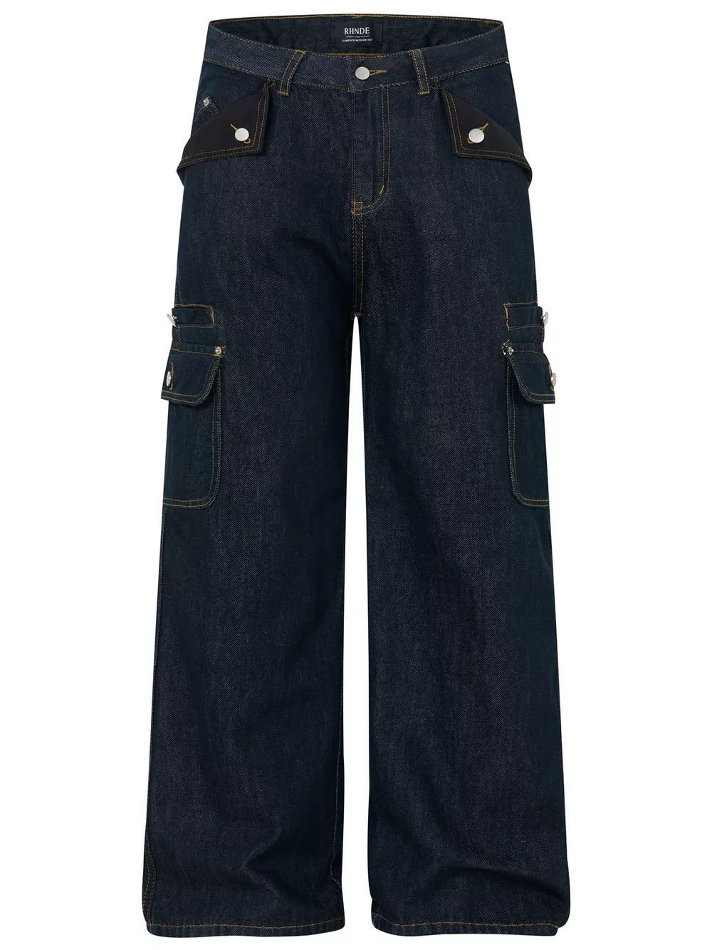 Men's Wide-Leg Cargo Jeans