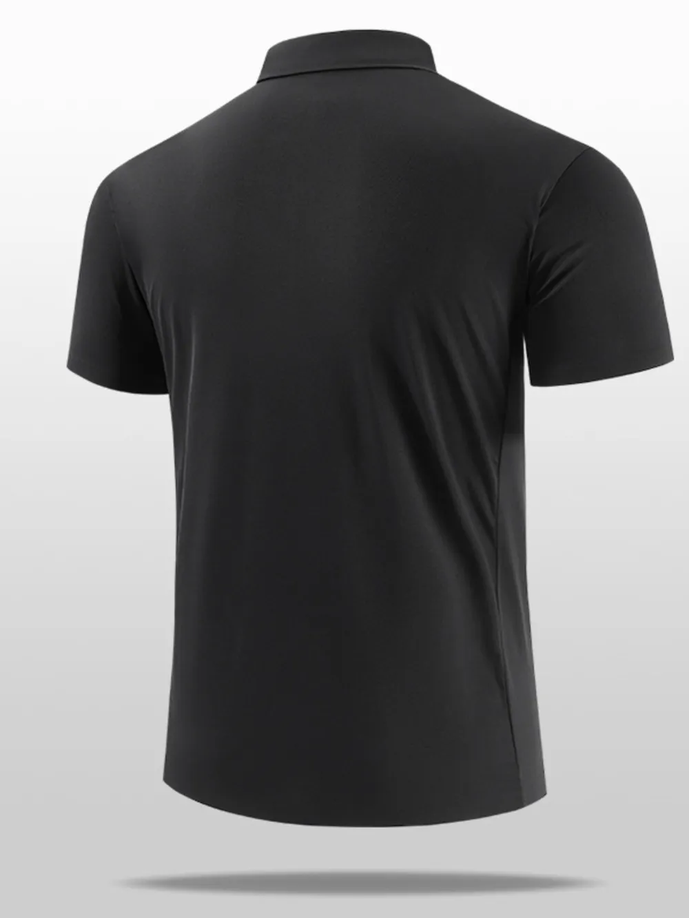 Men's Plus Size Collared Neck Short Sleeve Polo, image 2