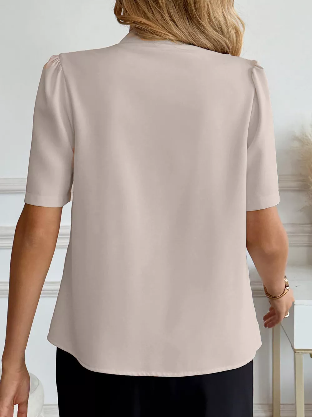 V-Neck Button-Down Shirt, image 5