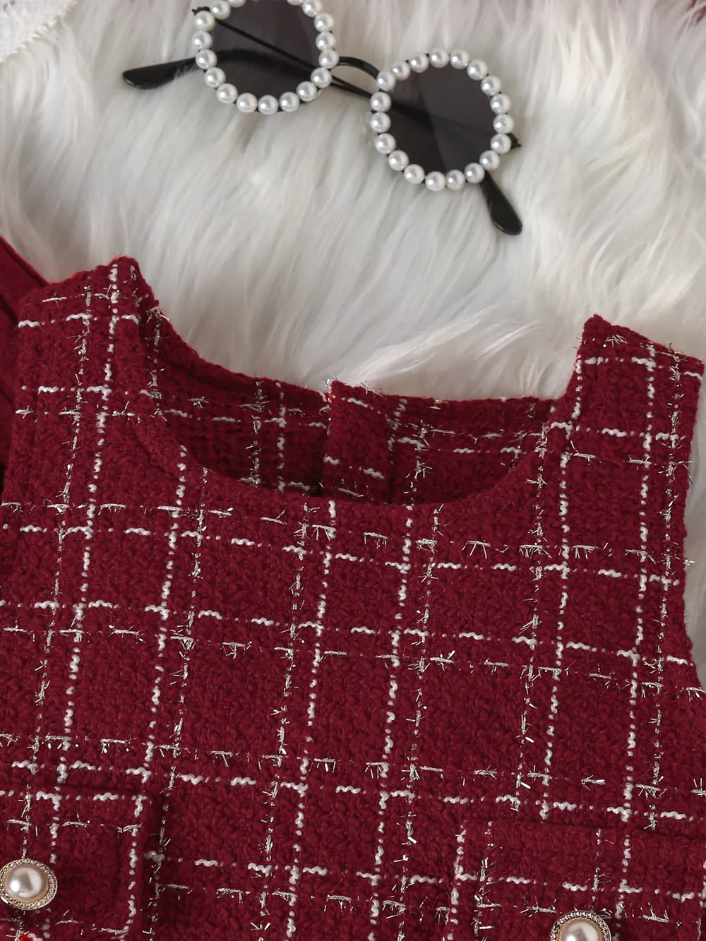 Children's Ribbed Knit Top and Dress Set, image 2