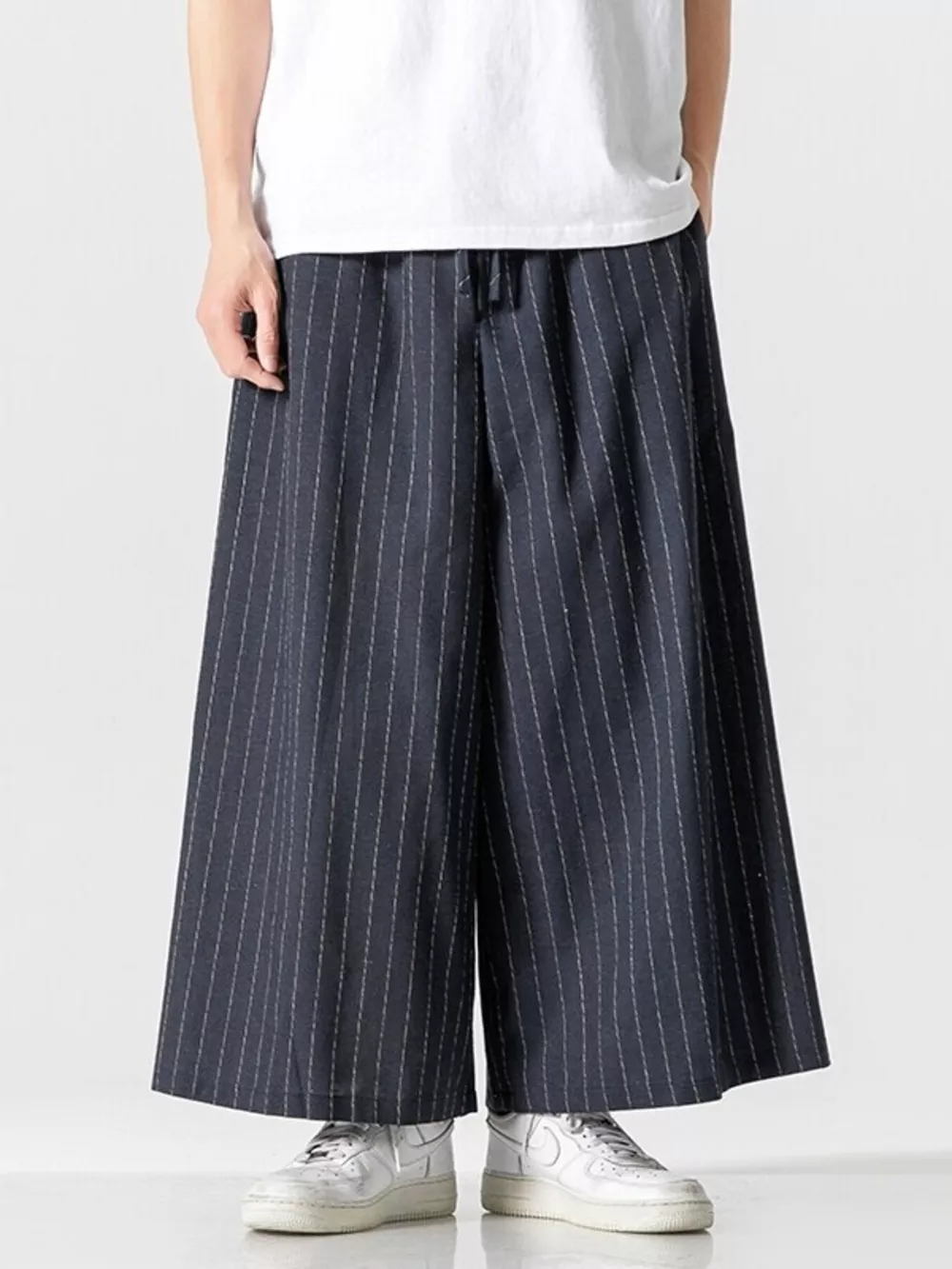 Men's Plus Size Wide Leg Casual Pants, image 7