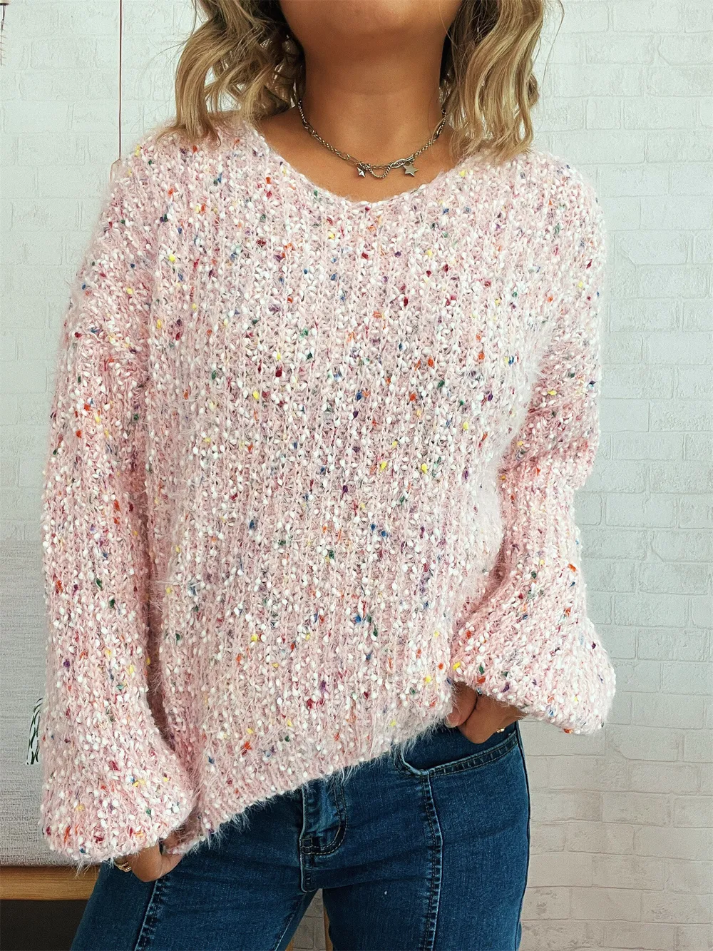 Colorful Long Sleeve Sweater, image 9
