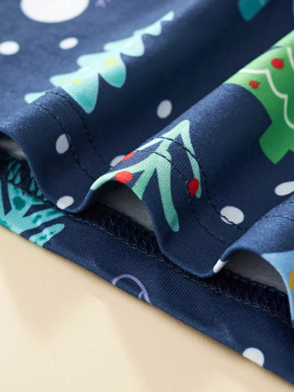Children's Christmas Tree Long Sleeve Pajama Set, image 2