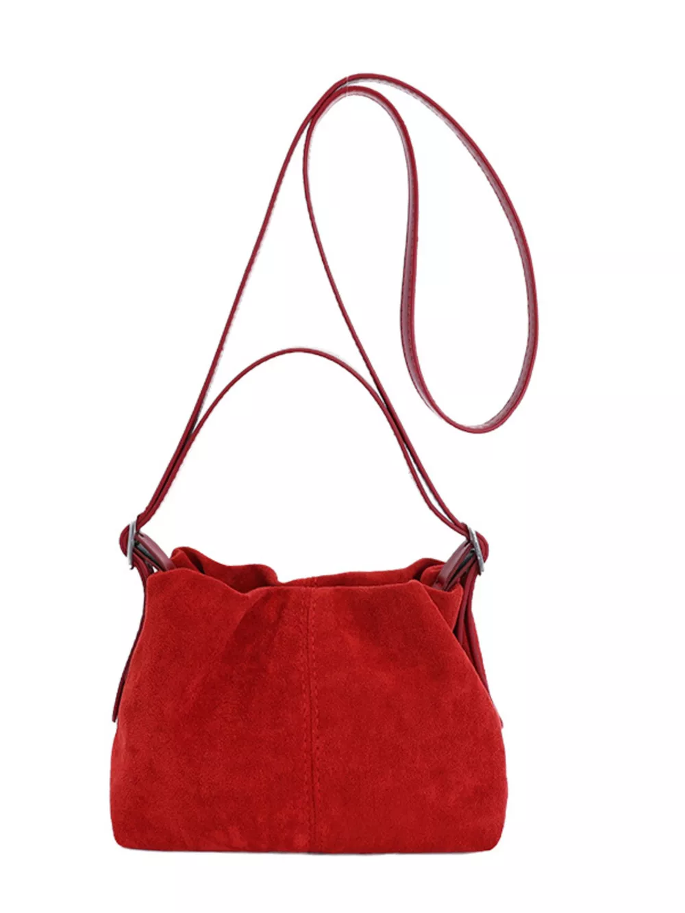 Suede Adjustable Strap Crossbody Bag, image 9