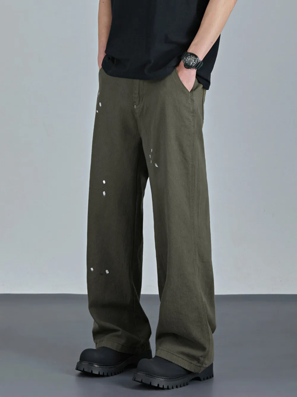 Men's Wide Leg Pants, image 3