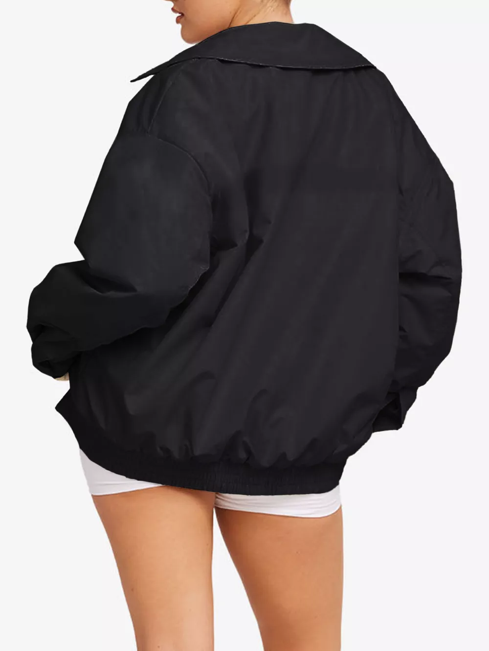 Relaxed Fit Lightweight Zip Up Jacket, image 3