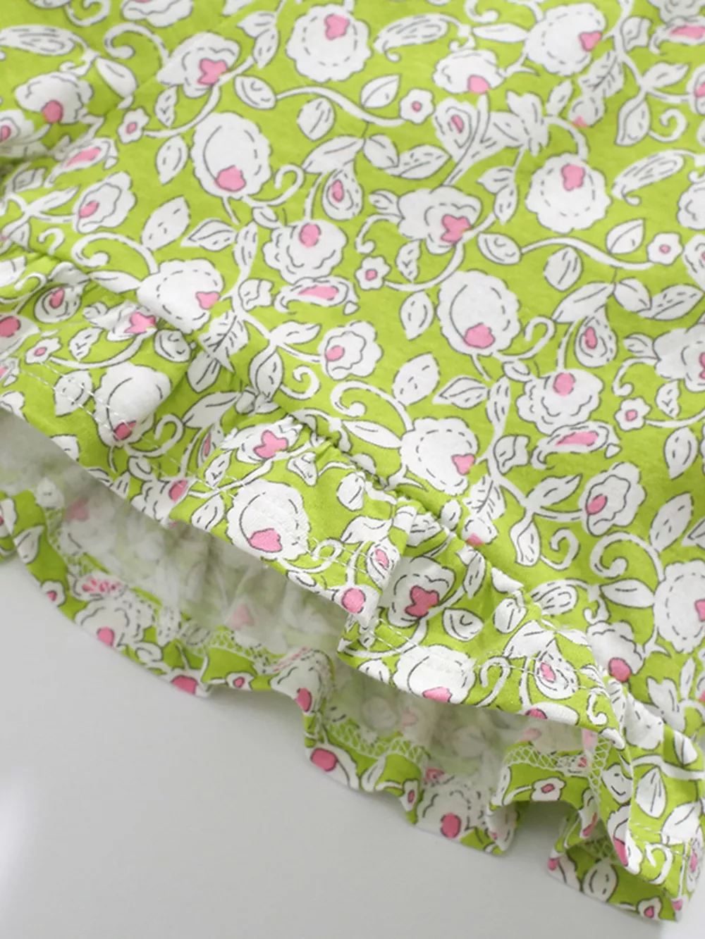 Children's Ruffle Trim Tank and Shots Set, image 3