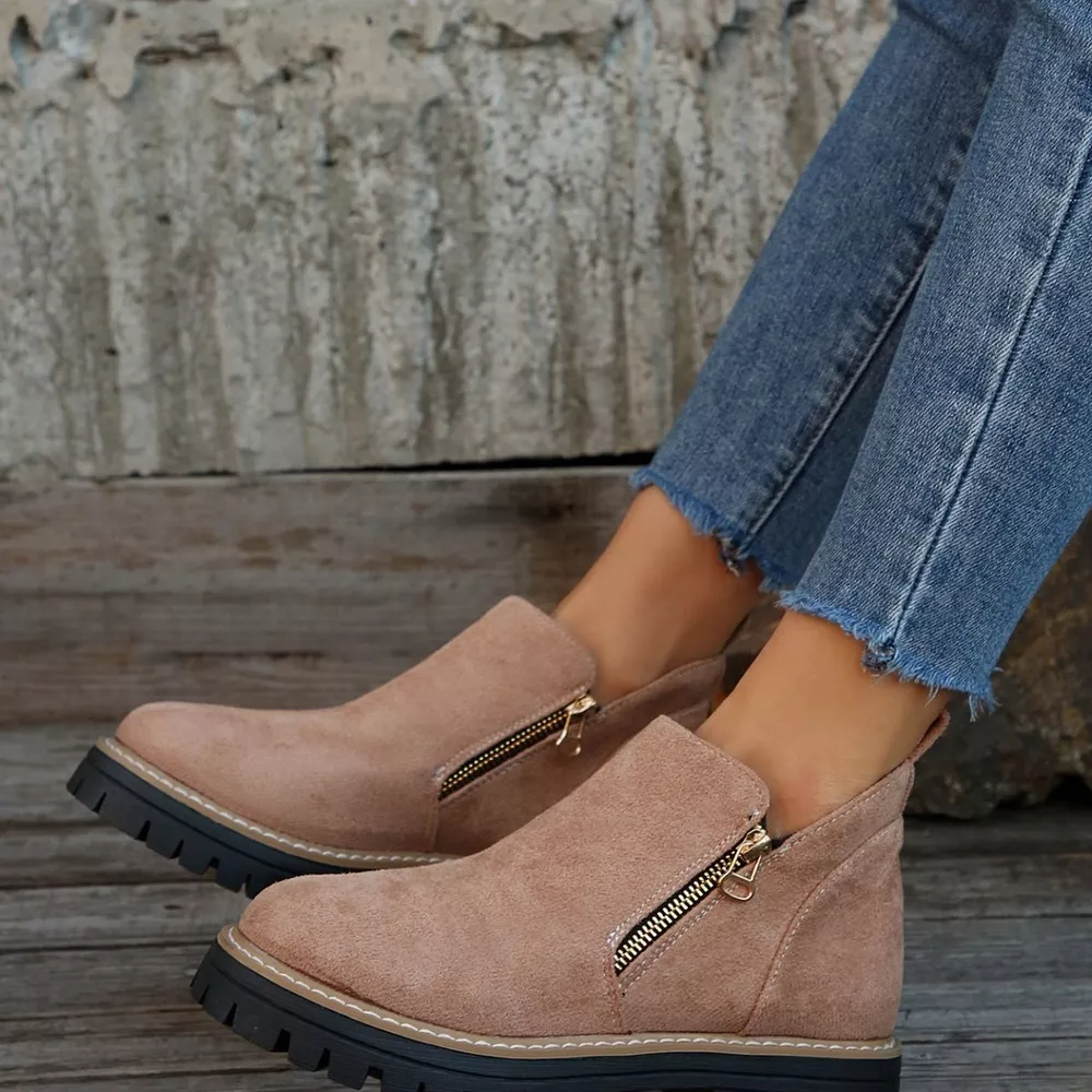 Ankle Boots with Zipper Detail, image 6