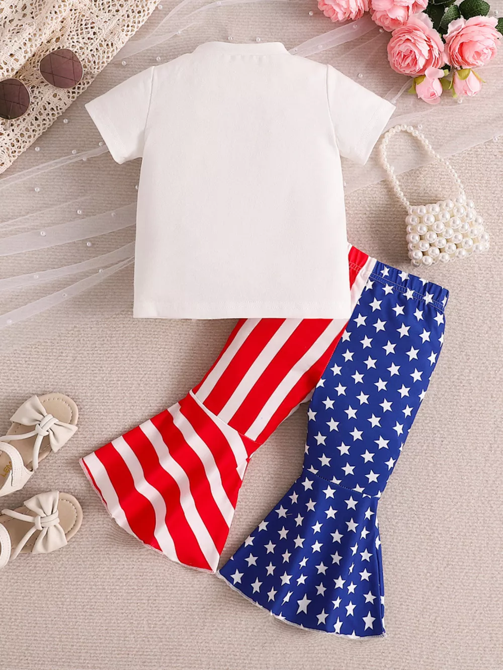 Children's American Babe Patriotic Toddler Set, image 8