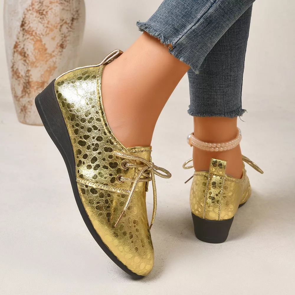 Point Toe Wedge Loafers, image 8