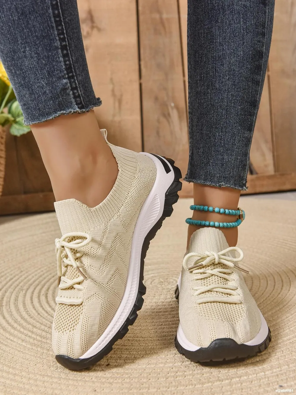 Mesh Knit Lace Up Athletic, image 24