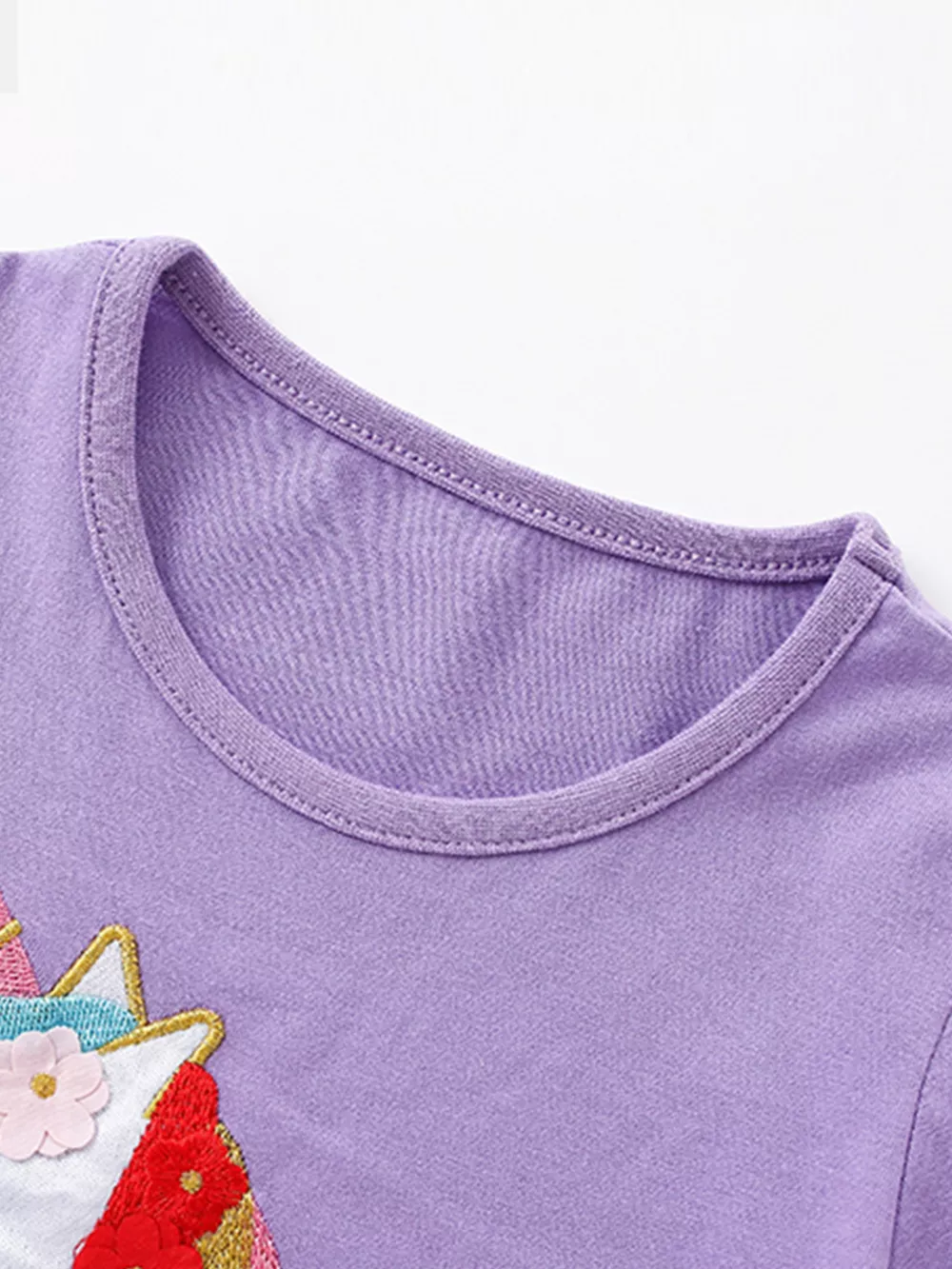 Children's Unicorn Embroidered Tulle Dress, image 2