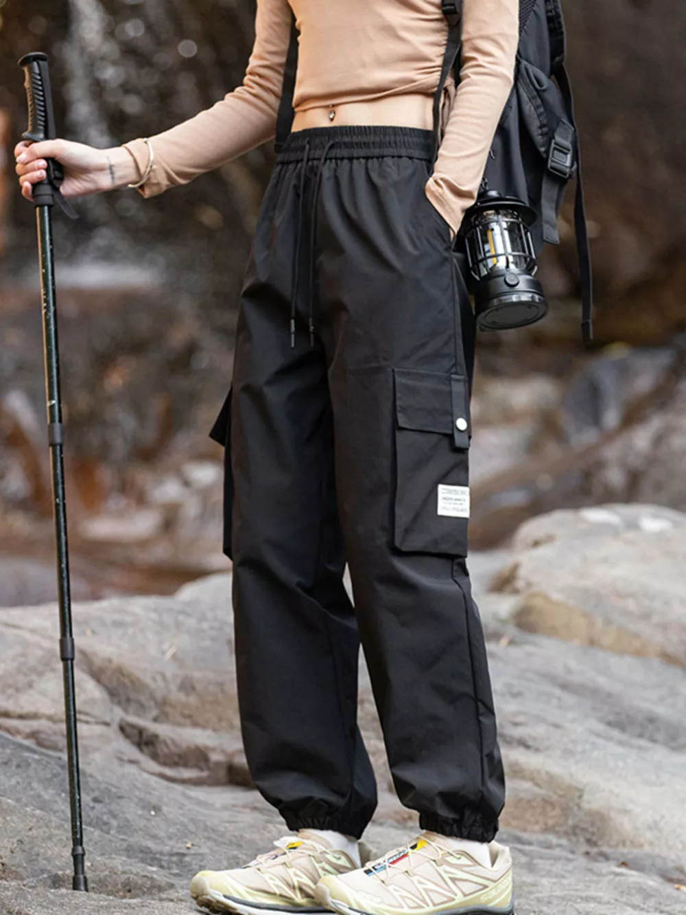 Men's Plus Size Loose Fit Cargo Pants, image 2