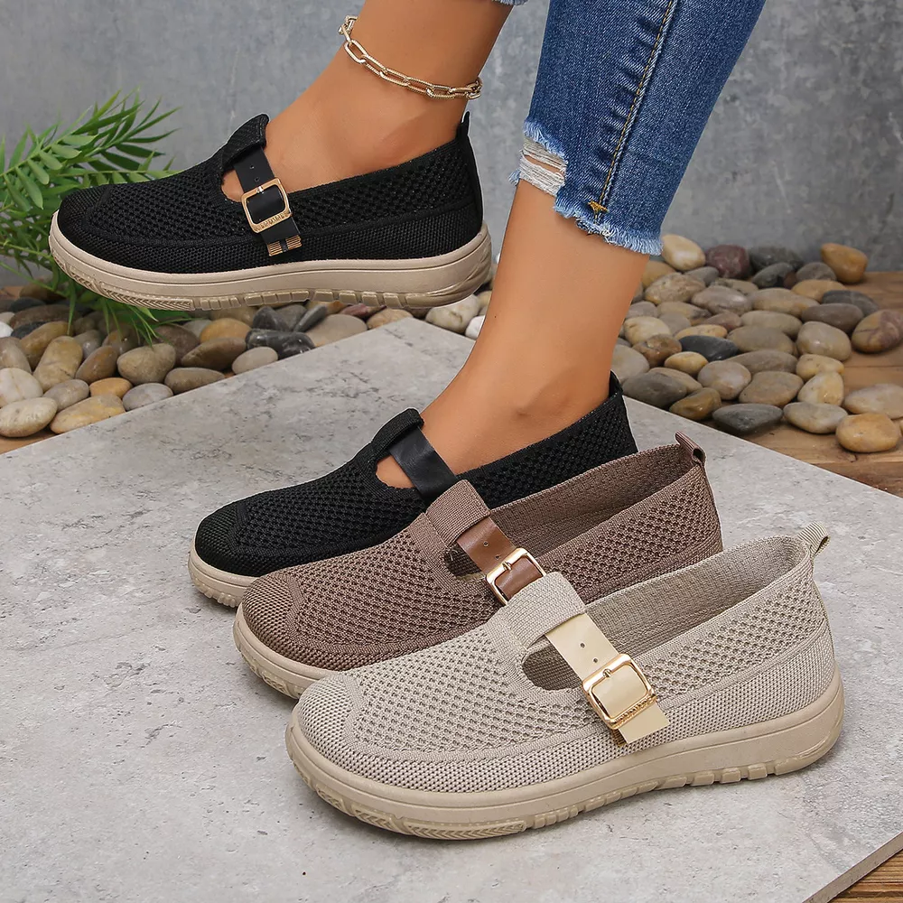 Round Toe Platform Slip-Ons, image 2