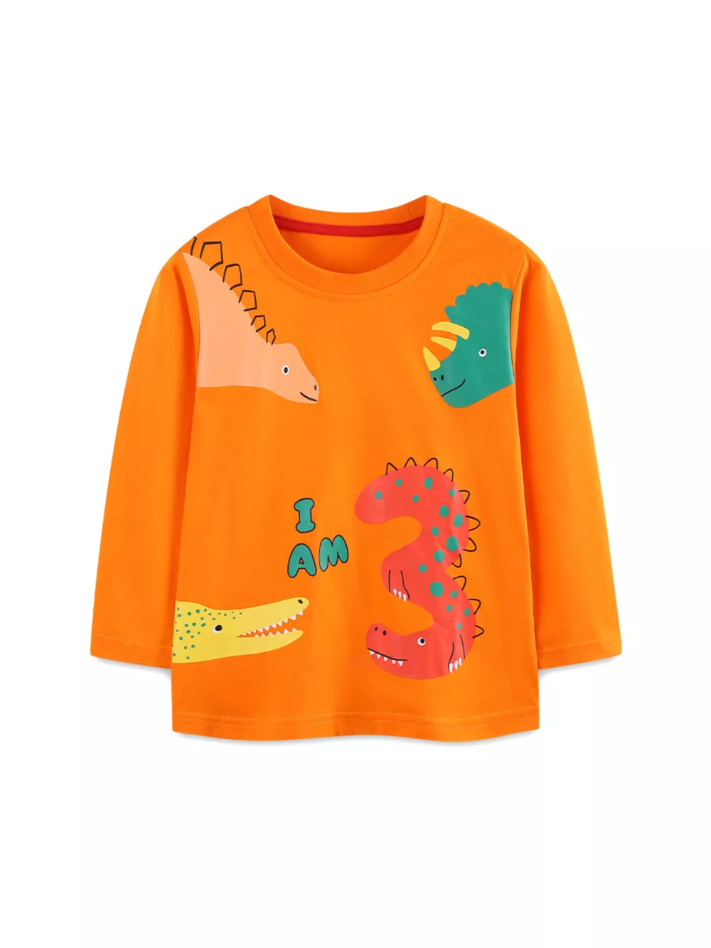 Children's Dinosaur Print Long Sleeve T-Shirt, image 2