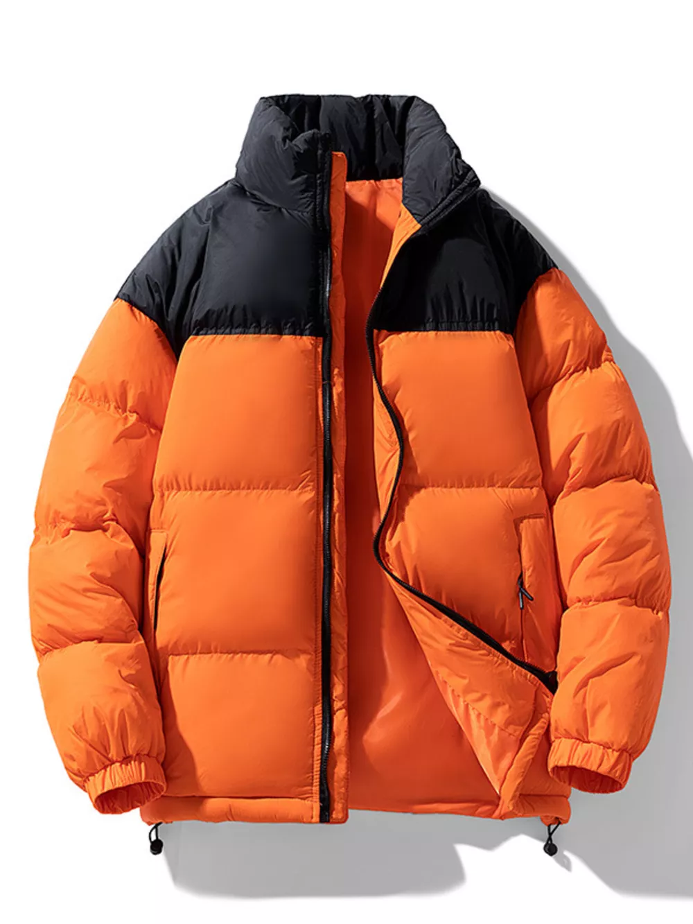Men's Full Size Padded Zip Up Puffer Jacket Plus Size, image 5