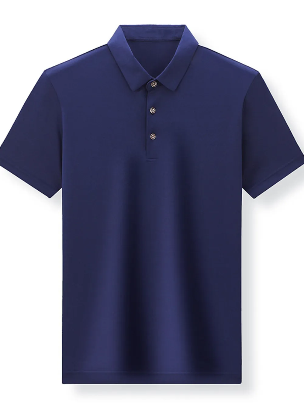 Men's Plus Size Breathable Collared Neck Polo, image 3