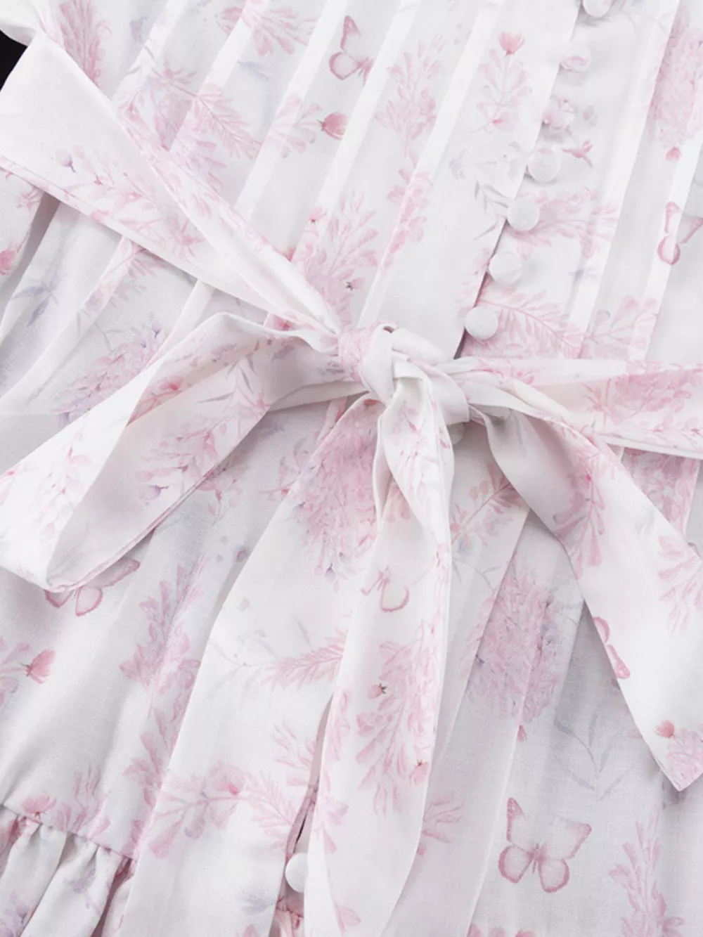 Floral Print Layered Ruffle Dress, image 8