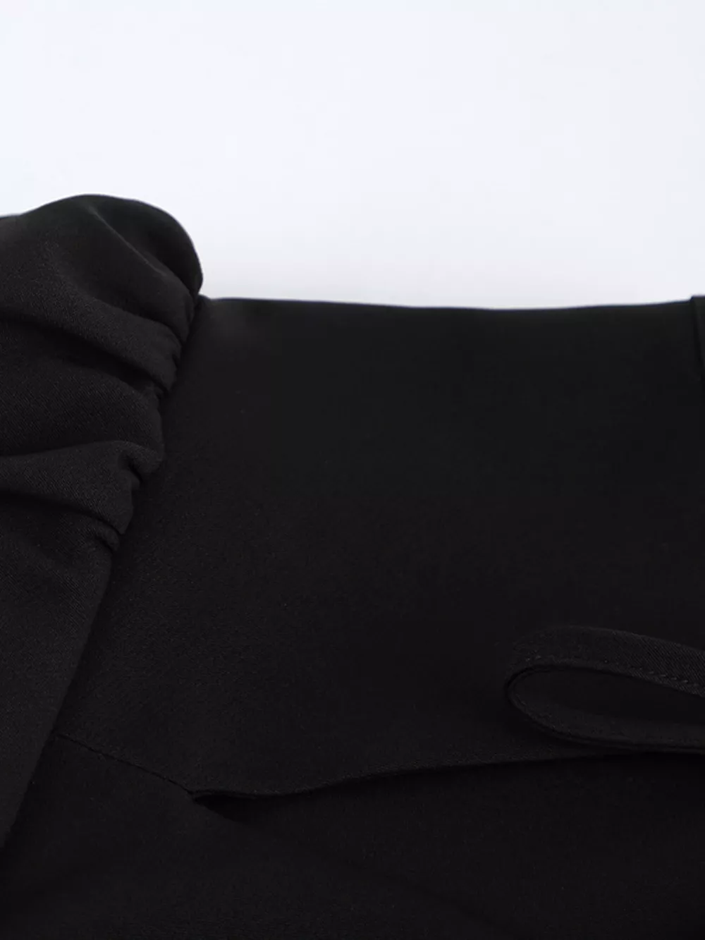 Cutout Front Puff Sleeve Dress, image 13