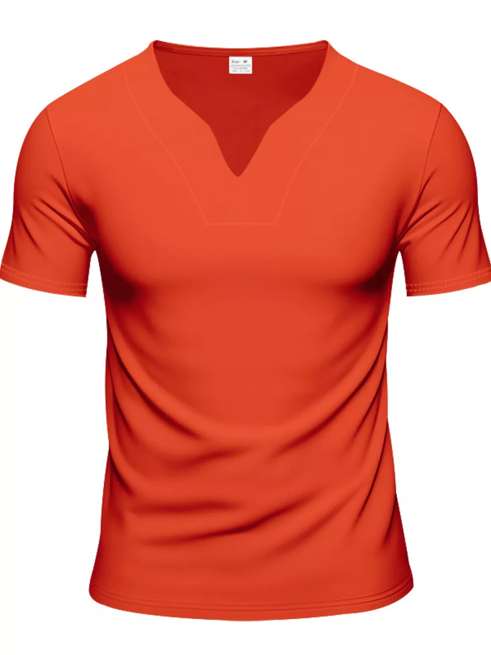 Men's Full Size V-Neck Short Sleeve T-Shirt and Shorts Set Plus Size, image 6