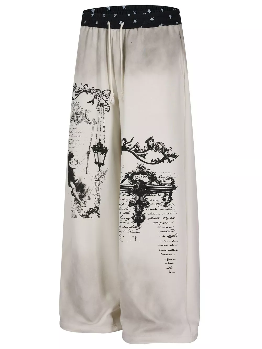 Men's Printed Wide-Leg Pants, image 2