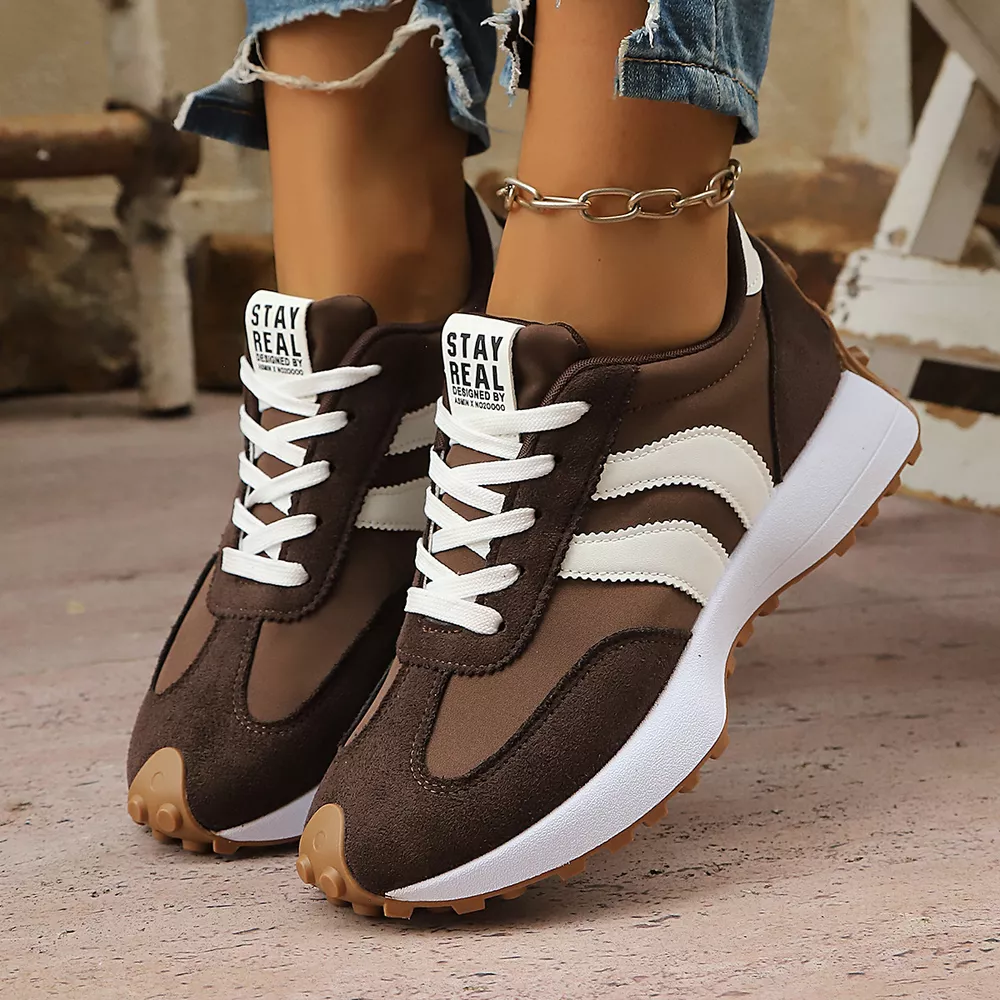 Round Toe Lace Up Sneakers, image 16