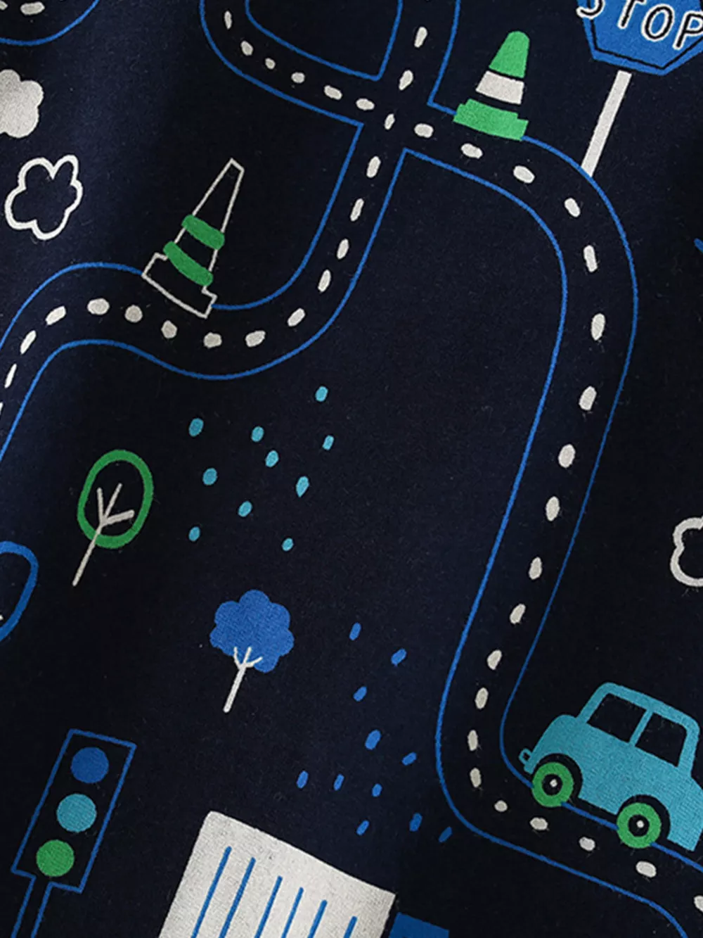 Children's Construction Vehicle Print Short Sleeve T-Shirt, image 3