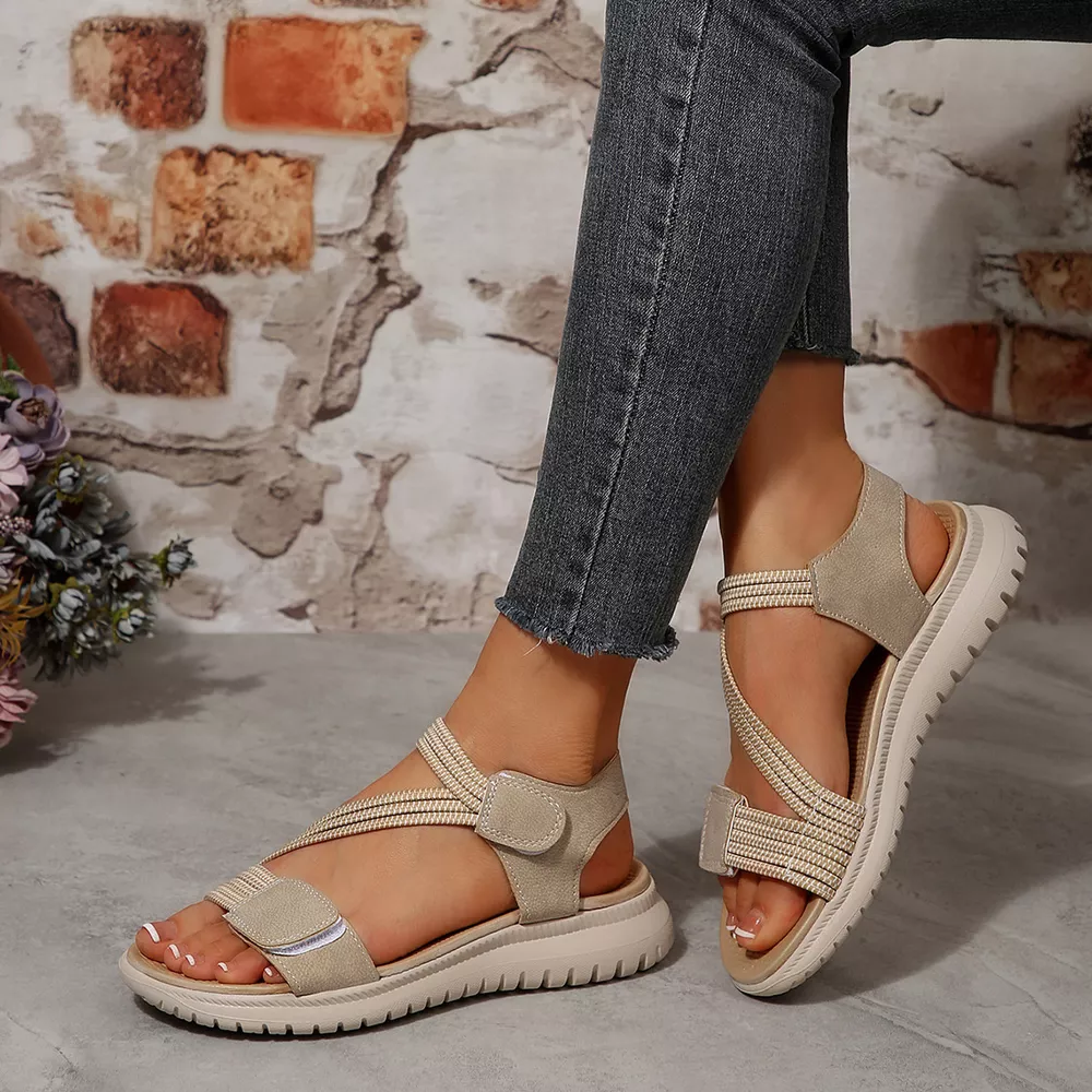 Open Toe Flats Sandals, image 2