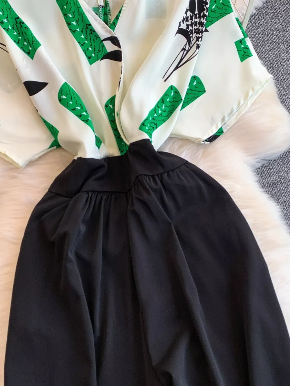 Printed Wide Leg Jumpsuit, image 27