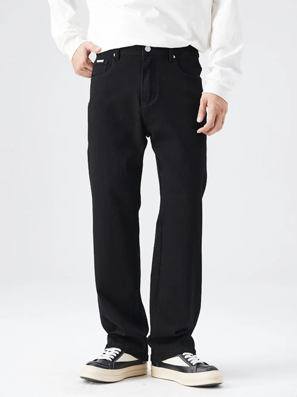 Men's Full Size Wide Leg Jeans Plus Size, image 2