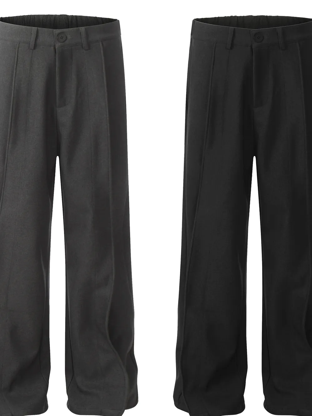 Men's Wide Leg Pants with Pleated Front, image 5