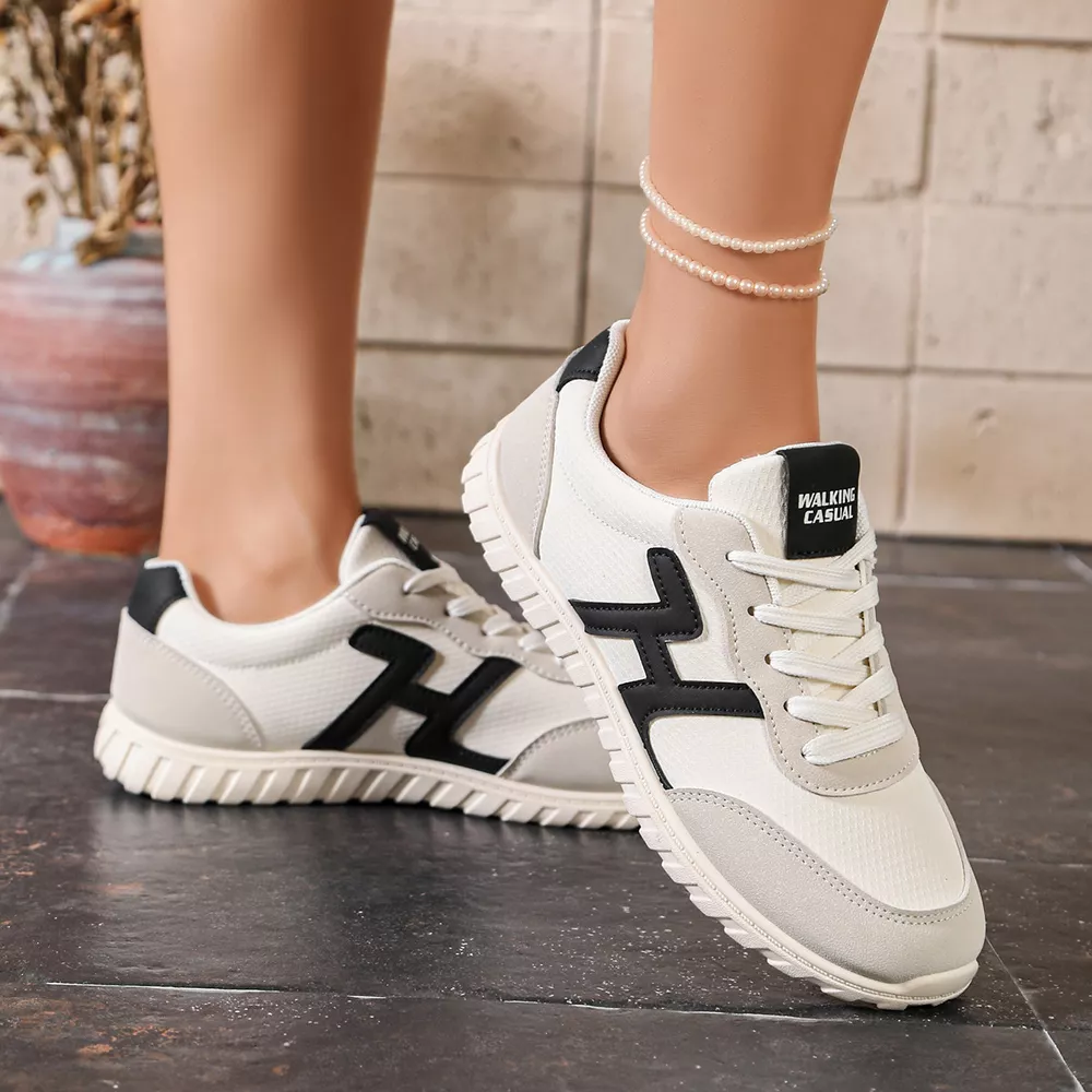 Round Toe Lace Up Sneakers, image 8