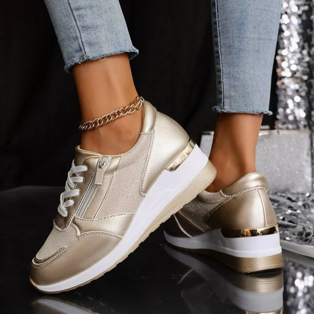Lace Up Wedge Athletic, image 2