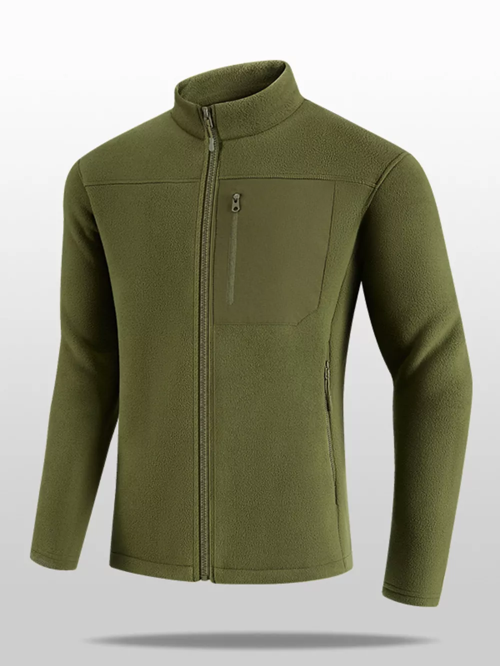 Men's Plus Size Up Long Sleeve Jacket